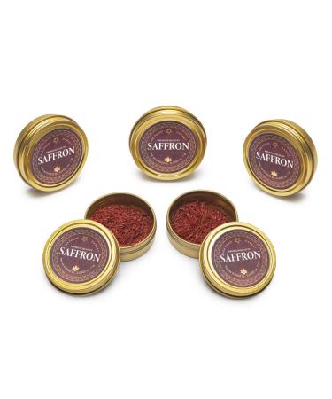 USA Foods Market Premium Saffron Threads - 100% Natural & Authentic Spice | 1g Tin | Non-GMO, Vegan, Halal & Kosher Certified - Buy Online on GoSupps.com