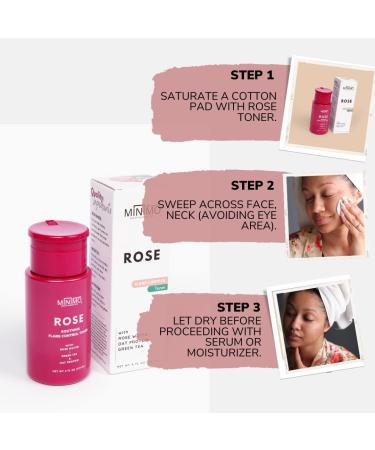 Minimo Rose Soothing Flare Control Toner - Bath & Body Essential - Buy Online on GoSupps.com