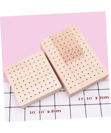 Artibetter 2pcs Keychain Jewelry Holder Unfinished Wood Pegboard Store Wooden Foundation Earrings Pendant Body mediumx2pcs As Shownx2pcs - Buy Online on GoSupps.com