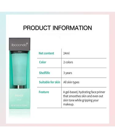 Power Grip Gel Based Face Primer & Moisturizer for Smoothing Skin & Makeup Vegan & Cruelty Free Moisturizes & Primer 25ml (2 Pcs/Pack) - Buy Online on GoSupps.com