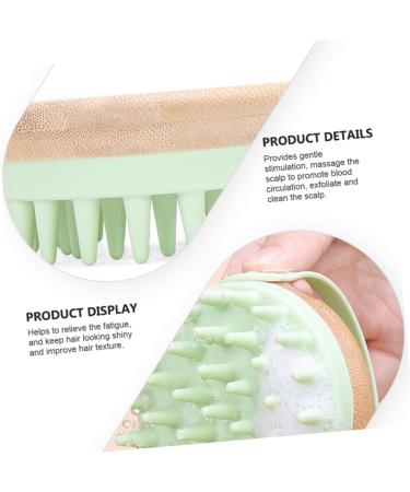 Tovinanna 2-in-1 Shampoo & Scalp Massage Brush - Peeling & Scrubbing Tool for Ultimate Shower Experience - Buy Online on GoSupps.com