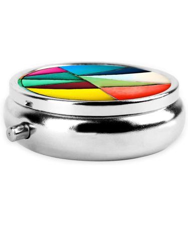 Round Pill Box Organizer - 3 Compartment Travel Pill Case for Purse & Pocket | Portable & Convenient - Buy Online on GoSupps.com