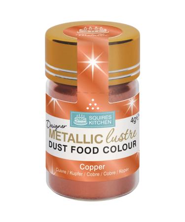 Squires Kitchen Designer Metallic Lustre Dust Copper 4 Gram