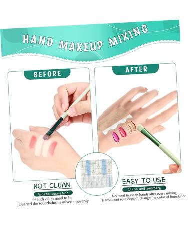 100 pi ces Palette Maquillage Adh sive Transparente Palette M lange Couleurs pour Fond de Teint et Pigments Outils Maquillage Femme Jetable - Buy Online on GoSupps.com