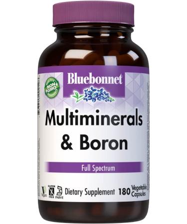 Buy Bluebonnet Nutrition Multiminerals Plus Boron 180 Vcaps - Advanced Mineral Support - Buy Online on GoSupps.com