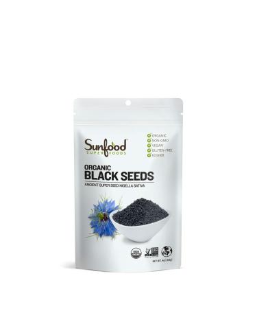 Sunfood Organic Black Seeds 4 oz (113 g)