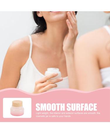 POPETPOP Small Cream Jar Sample Containers Lotion Jar Containers with Lids Small Jar Makeup Container Body Scrub Containers Sample Jars Buttercream Creami Travel Cosmetic Plastic Glass 6.3x6.3cm As Shown - Buy Online on GoSupps.com
