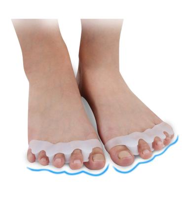 Silicone Bunion Protector Toe Separators - Hallux Valgus Corrector | 1 Pair - Buy Online on GoSupps.com