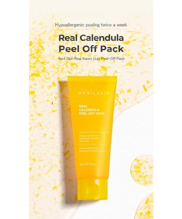 Buy APRIL SKIN Real Calendula Peel Off Pack (100g) - Best International Shipping - Skincare for Glowing Skin - Buy Online on GoSupps.com