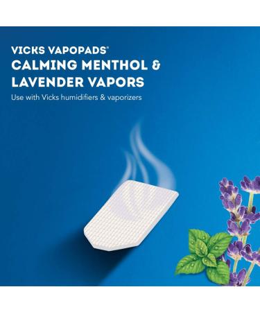 Vicks Calming Lavender VapoPad Family Pack - 12 Count Standard Edition - Buy Online on GoSupps.com