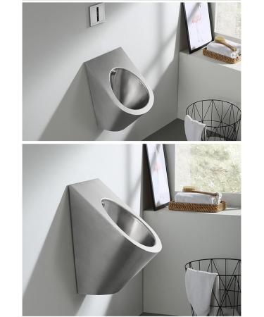 Household Products Stainless Steel Urinal Wall-Mounted Small Smart Flushing Urinal Tank Wall-Mounted Toilet for Men's Urinals Automatic Flushing Used in Shopping Malls a - Buy Online on GoSupps.com