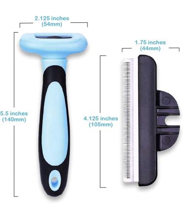 Professional Pet Brush for Cats & Dogs | Reduces Shedding & Tangles | Detachable Stainless Steel Comb | Soft Anti-Slip Handle - Buy Online on GoSupps.com