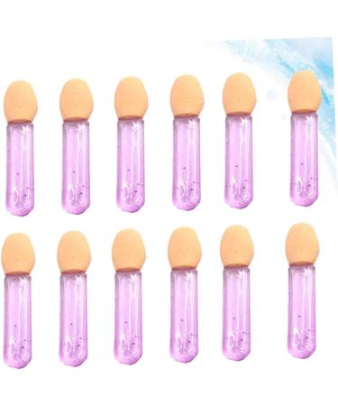 Beavorty 100pcs Make up for Face Disposable Eyeshadow Sponge Eye Shadow Applicator Eye Shadow Brush 3.6X1.2 cm Violet - Buy Online on GoSupps.com