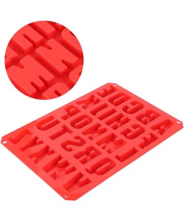 Chocolate Mould Non-Stick Silicone -40 To +230 Rectangular DIY Alphabet Mold for Kitchen Bakery - Buy Online on GoSupps.com