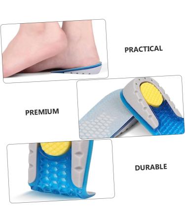 FRCOLOR Shock Absorbing Height Increase Insoles - 3 Pairs Invisible Heel Lift Inserts for Comfort & Height Boost - Buy Online on GoSupps.com