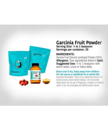 Buy DR WAKDE S Garcinia Fruit Powder 1Kg | Pure Raw Dried Vegan Powder | Premium Grade Natural Aroma & Freshness - International Shipping Available - Buy Online on GoSupps.com