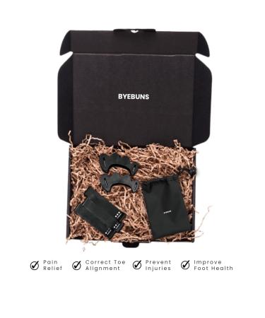 Toe Spacers & Separators for Bunions - Medium Spreaders with Resistance Bands & Case - Ideal for Athletics & Yoga | Unisex Solution for Pain Relief - Buy Online on GoSupps.com
