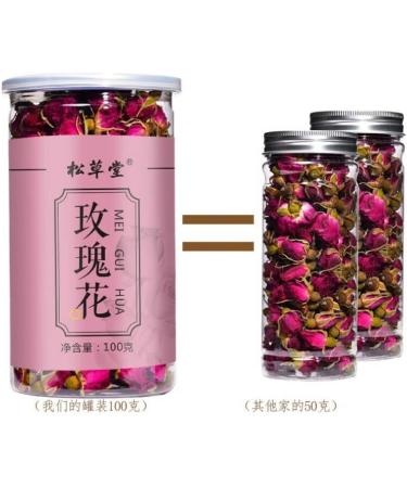 100g de th de rose en conserve bio th de fleurs base de plantes Ping Yin Mei Gui Cha th  - Buy Online on GoSupps.com