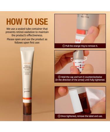 GOODAL Black Carrot Vita-A Retinol Eye Cream Daily Cream for Under Eye Smoothing Skin Care K-Beauty Korean Skincare - Buy Online on GoSupps.com
