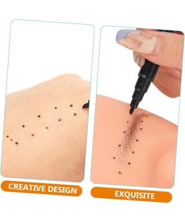 Hemoton 20 pcs Waterproof Embroidered Fine Oil Cosmetics Marking Skin Eyebrow Mapping Pen Position Pens - Buy Online on GoSupps.com