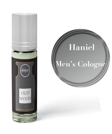 Haniel Men's Cologne: Bold and Exotic Wooded Oriental Fragrance - Long-Lasting Ignite Your Seductive Aura with Enigmatic Oud - Embrace Pheromone cologne Travel Size Roll on Perfume Wooded Oriental 415R