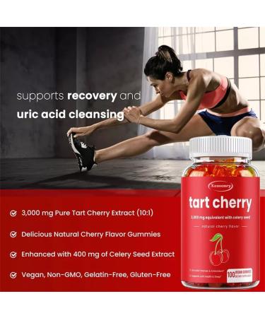 Cherry Gummies Pie 3000mg - Advanced Uric Acid Cleaner - With Celery Seeds - Buy Online on GoSupps.com