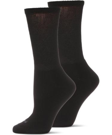 MeMoi Diabetic Full Cushion Crew Socks - 2 Pairs White 10-13 | Comfortable & Supportive | Shop Internationally - Buy Online on GoSupps.com