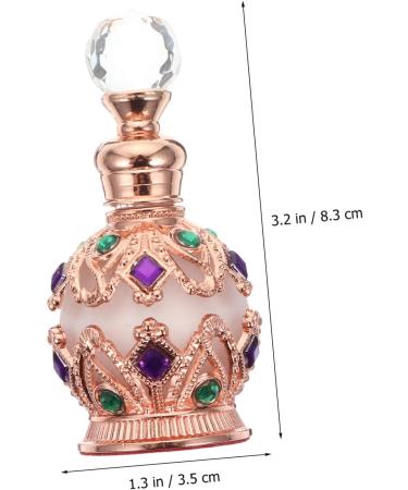 Didiseaon Ornament Container Essential Oil Bottle Glass Bottle Portable Victoria Travel Glass Containers - Buy Online on GoSupps.com