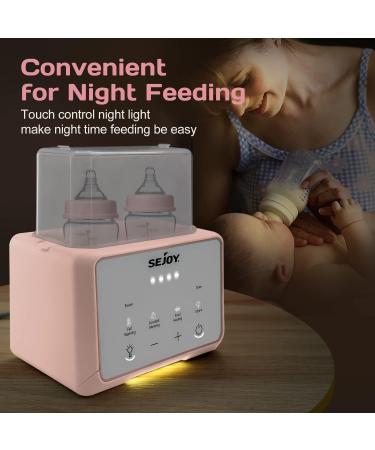 6-in-1 Baby Bottle Warmer in Pink | Breastmilk & Formula Milk Warmer | Baby Food Heating - Buy Online on GoSupps.com