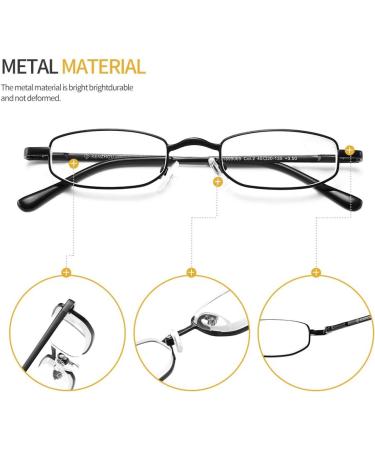 K KENZHOU Reading Glasses 3-Pack +2.5 - Unisex Metal Frame for Men & Women | Reduce Computer Eyestrain - Buy Online on GoSupps.com