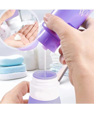 Anuige Travel Bottles Travel Bottles for Toiletries Leak Proof Refillable Silicone Travel Containers Travel Containers for Shampoo Conditioner Lotion Body Wash(14 Pack) - Buy Online on GoSupps.com