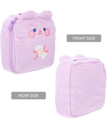 FOMIYES Napkin Storage Bag | Menstrual Pad Pouch with Zipper for Girls | Purple | International Shipping Available - Buy Online on GoSupps.com