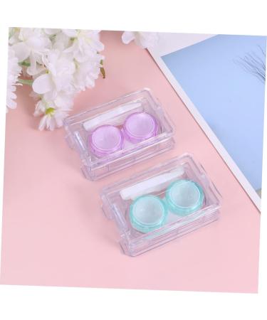 Solustre 6-Pack Mini Container Set for Colored Contact Lenses - Tweezers Cleaning Case Solution and Mirror Box | Shop Internationally - Buy Online on GoSupps.com