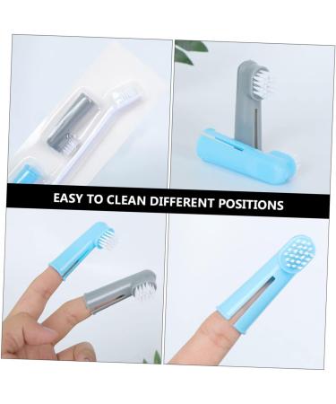 Angoily 6 Pcs Pet Toothbrush Toothbrushes Dog Teeth Cleaning Tools Dog Toothbrush The Cat Toothpaste 1 count (Pack of 1) Assorted Colorx2pcs - Buy Online on GoSupps.com