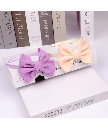 12pcs Fabric Bows Headbands for Girls, Kids, Teens, Toddlers & Women - Hair Accessories Set - Buy Online on GoSupps.com
