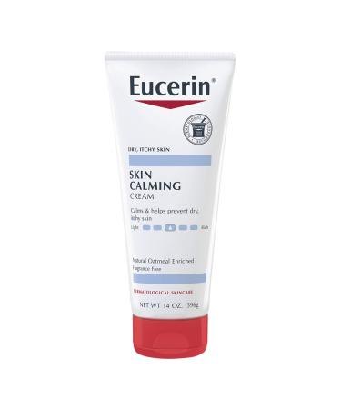 Eucerin Skin Calming Creme Dry Itchy Skin Fragrance Free 14 oz (396 g)