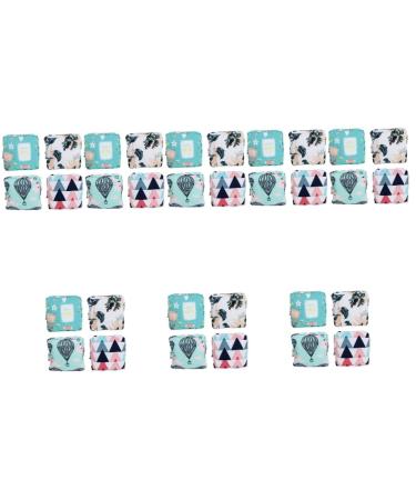 Healeved 32 pcs Storage bags for women's bandages female care Hygiene bags for pads Storage bags for women's tape Bag for breastfeeding inserts outside cotton girls package