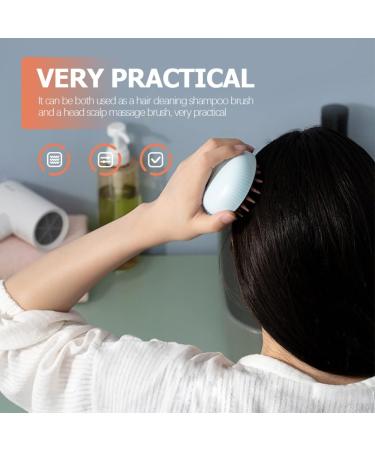 Magiclulu Silicone Shampoo & Body Brush Set - 6 PCS Hair Accessories for Deep Cleaning & Dual Purpose Use - Buy Online on GoSupps.com