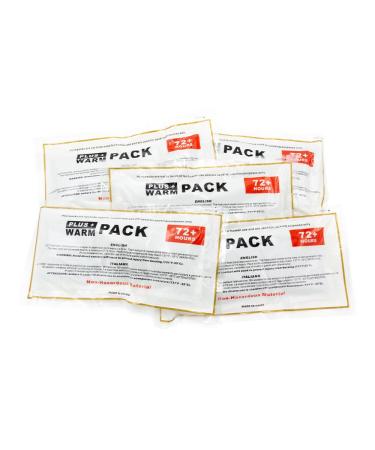 Terra Discount Aqua Pack 72 hours - Heat pack for shipping animals and plants - Universal warmer heat pad (5 pieces)