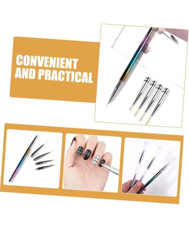 minkissy 1 Set Nail Art Drawing Pen Nails Brush Pen Nail Design Liner Nail Salon Supplies Manicure Painting Manicure Tools Manicure Drawing Tool Nail Painting Design Brush Painted - Buy Online on GoSupps.com