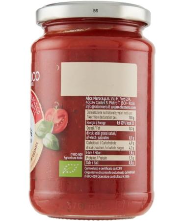  Italian Gourmet E.R. Alce Nero Tomato with Basil Tomate avec basilic 8 x 350 g + Pulpa Italian Gourmet 400 g - Buy Online on GoSupps.com