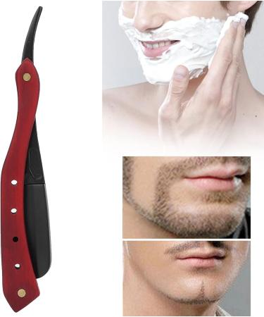 Syh & Aqye Professional Straight Edge Razor - Portable Zinc Alloy Travel Razor for Men (Black) - Manual Razor Without Blade - Buy Online on GoSupps.com
