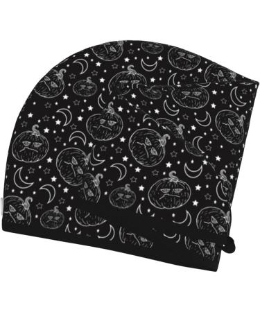 Moody Pumpkin Halloween Microfiber Hair Towel - Soft Super Absorbent Coral Velvet Wrap for All Hair Types - Buy Online on GoSupps.com