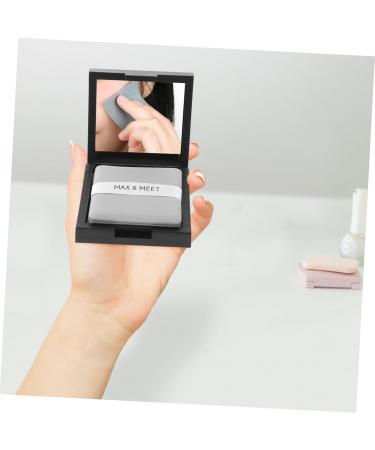 Housoutil 1 Set Sheets Powder Puff Mirrors Oil Absorbing Tools Practical Oil Absorbing Paper Facial Oil Control Paper Face Cleaning Paper Face Oil Men and Women Oil-Absorbing Paper - Buy Online on GoSupps.com