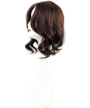 EREE HAIR Women 14" Natural Wave Hair Topper Clip in Hair Piece Replacement Middle Part Top Crown Topper Hair Extensions Wiglet Hairpieces for Thinning Hair Dark Brown - Buy Online on GoSupps.com