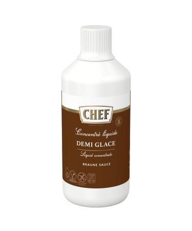 Chef Liquid concentrate Demi Glace taste boost for hearty dishes 100% natural taste 1 Pack (1 x 1l) Demi Glace brown sauce