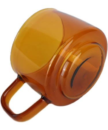 Tasse Caf Transparente Tasses Caf en Verre Transparent de 250 ML Tasse Th et Lait avec Poign e Verres Boire en Borosilicate pour Caf la Maison(Ambre) - Buy Online on GoSupps.com