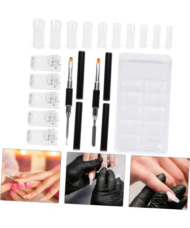 FOMIYES 8 Sets Nail Extension Set Flamingo Scrunchies Clips Nail Kits Nails Accessories Nail Art Accessories Gripedge LED Builder Clamps DIY Tools Clip Accessories Manicure Aluminum Alloy - Buy Online on GoSupps.com