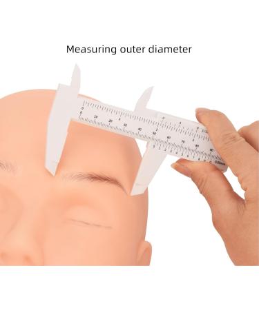 10PCS Clear Scale Eyebrow Stencil Microblading Ruler for Precise and Symmetrical Eyebrow Shape Measuring Tool - Buy Online on GoSupps.com