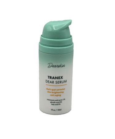 Tranexamic Acid Serum 5% Kojic Acid 5% Vitamin C Hyaluronic Acid and Glycolic Acid. Dark Spot Remover Melasma Treatment for Face and Neck Cruelty Free Facial Serum Anti Aging Vegan (1.01 Fl Oz (Pack of 1))
